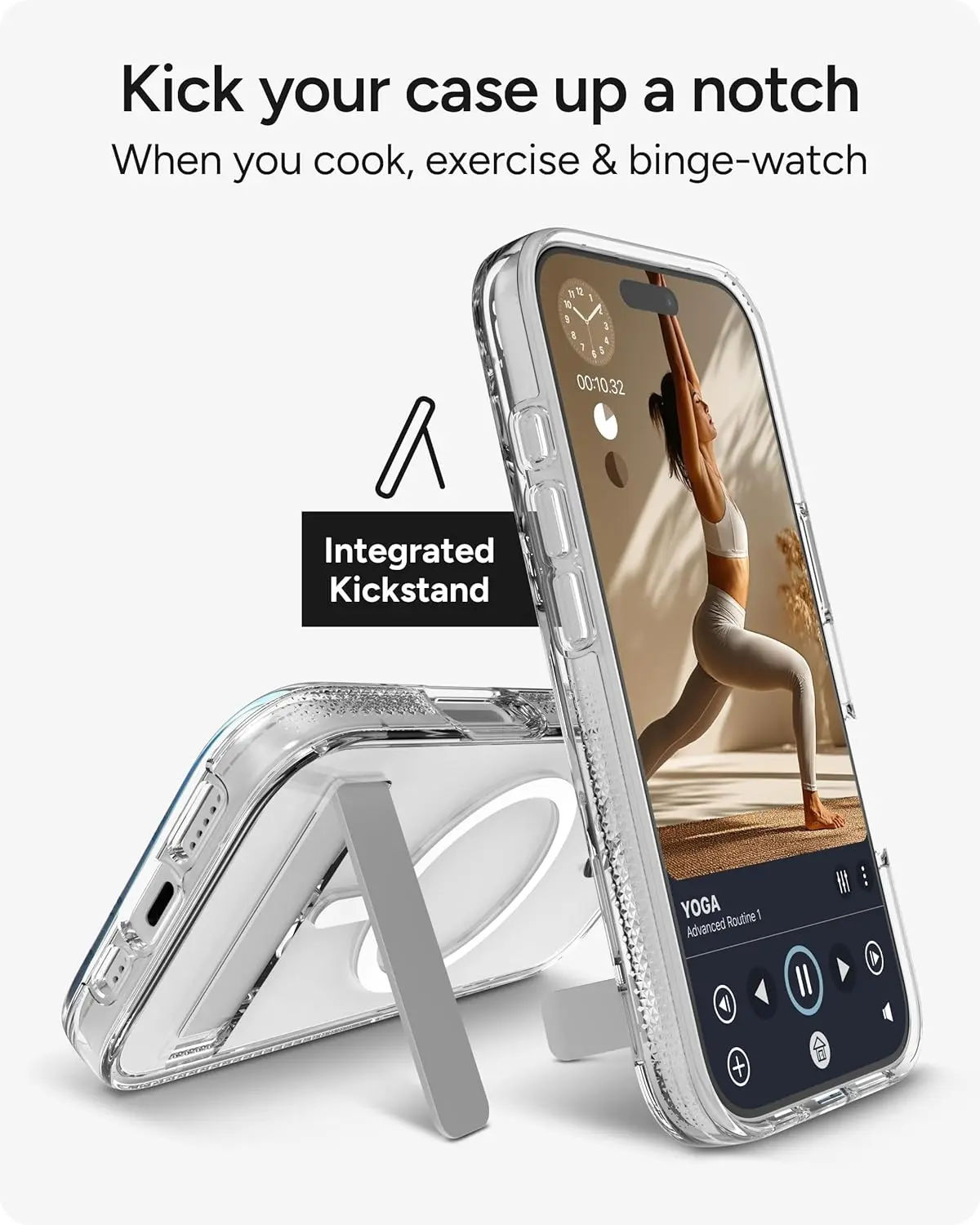 ZAGG Crystal Palace Snap Kickstand Apple iPhone 17 Hoesje MagSafe Transparant afbeelding 7