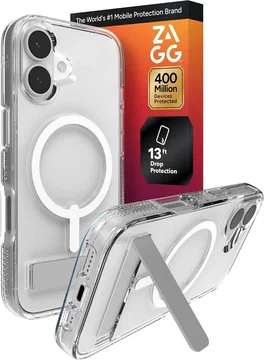 ZAGG Crystal Palace Snap Kickstand Apple iPhone 17 Hoesje MagSafe Transparant