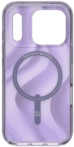 ZAGG Milan Snap Apple iPhone 17 Pro Hoesje MagSafe Back Cover Glitter Whirl afbeelding 3