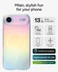 ZAGG Milan Snap Apple iPhone Air Hoesje MagSafe Back Cover Capitol Iridescent afbeelding 2