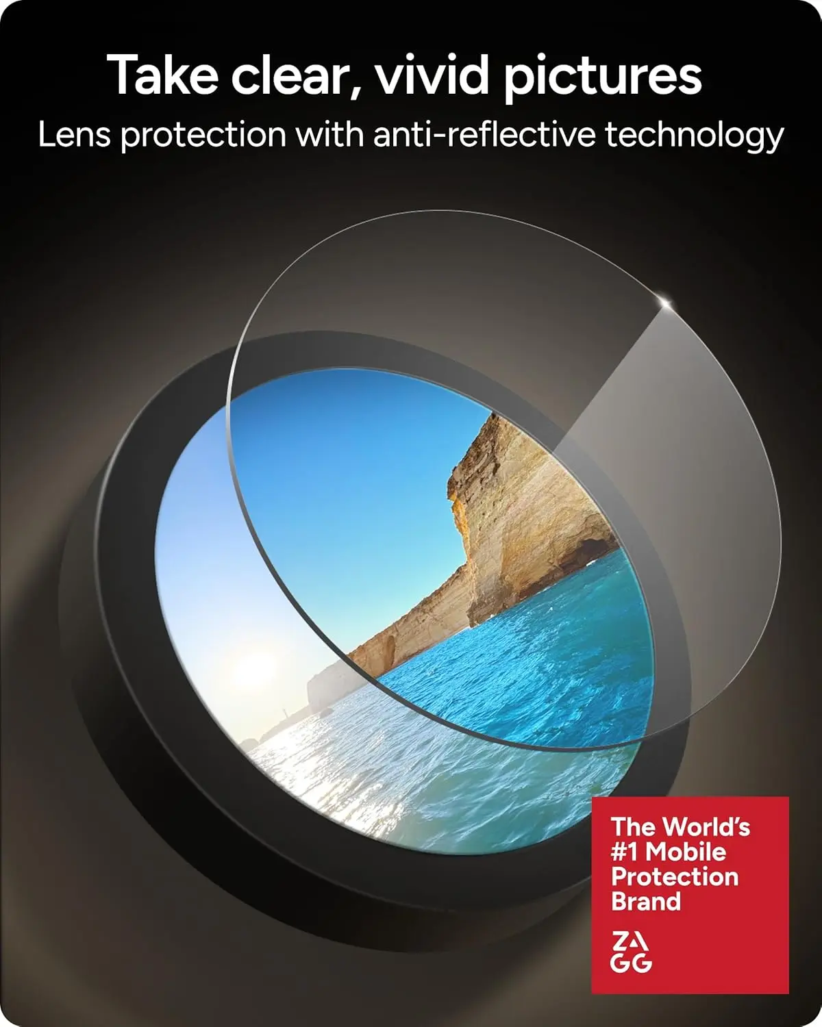 ZAGG Camera Rings iPhone 17 Pro (Max)/16 Pro (Max) CameraProtector Rood afbeelding 4