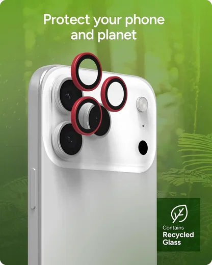 ZAGG Camera Rings iPhone 17 Pro (Max)/16 Pro (Max) CameraProtector Rood afbeelding 8