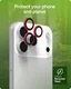 ZAGG Camera Rings iPhone 17 Pro (Max)/16 Pro (Max) CameraProtector Rood afbeelding 8