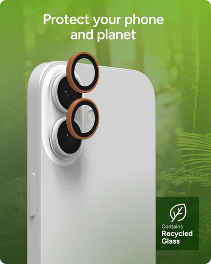 ZAGG Camera Rings iPhone 17 / 16 / 16 Plus Camera Protector Oranje afbeelding 7