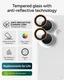 ZAGG Camera Rings iPhone 17 / 16 / 16 Plus Camera Protector Oranje afbeelding 2