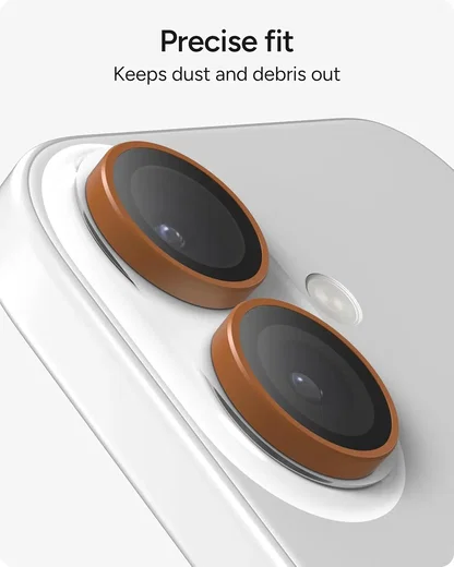 ZAGG Camera Rings iPhone 17 / 16 / 16 Plus Camera Protector Oranje afbeelding 6