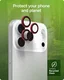 ZAGG Camera Rings iPhone 17 Pro (Max)/16 Pro (Max) CameraProtector Roze afbeelding 7