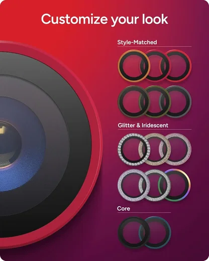 ZAGG Camera Rings iPhone 17 Pro (Max)/16 Pro (Max) CameraProtector Roze afbeelding 8