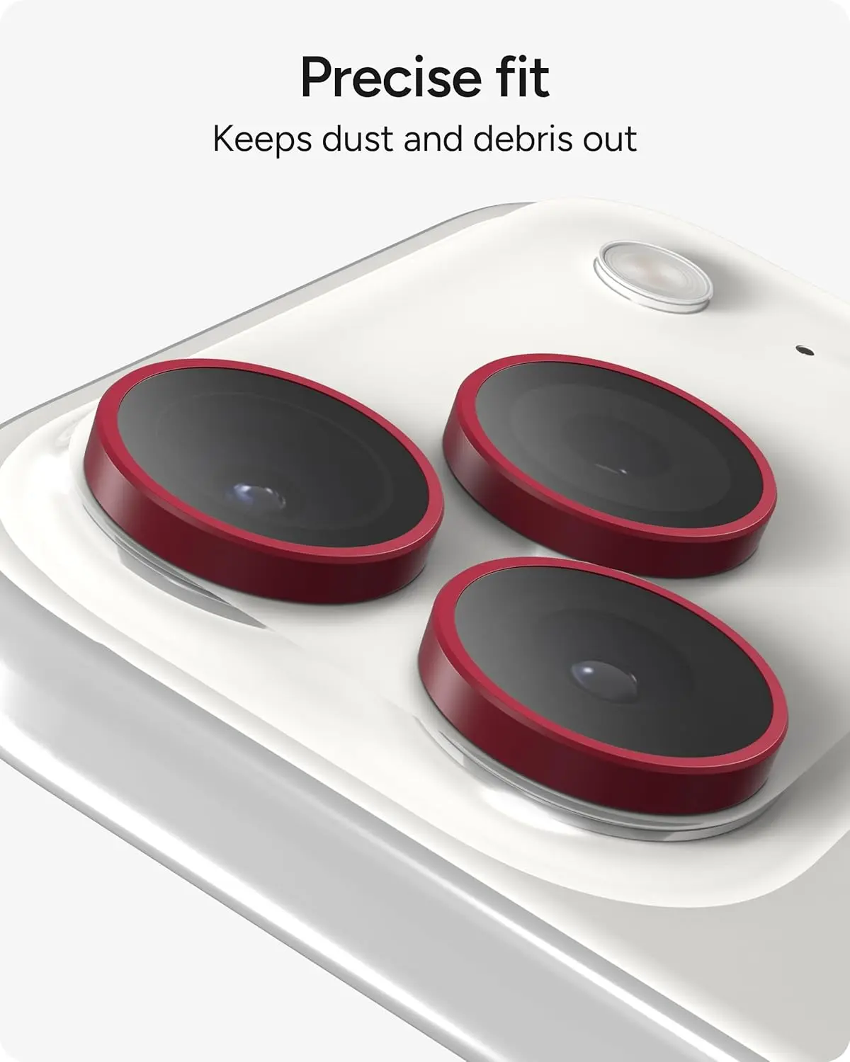ZAGG Camera Rings iPhone 17 Pro (Max)/16 Pro (Max) CameraProtector Roze afbeelding 6