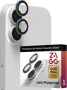 ZAGG Camera Rings iPhone 17 / 16 / 16 Plus Camera Protector Chrome