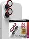 ZAGG Camera Rings iPhone 17 / 16 / 16 Plus Camera Protector Rood