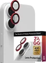 ZAGG Camera Rings iPhone 17 / 16 / 16 Plus Camera Protector Rood