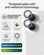 ZAGG Camera Rings iPhone 17 / 16 / 16 Plus Camera Protector Paars Glitter afbeelding 2