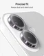 ZAGG Camera Rings iPhone 17 / 16 / 16 Plus Camera Protector Paars Glitter afbeelding 6