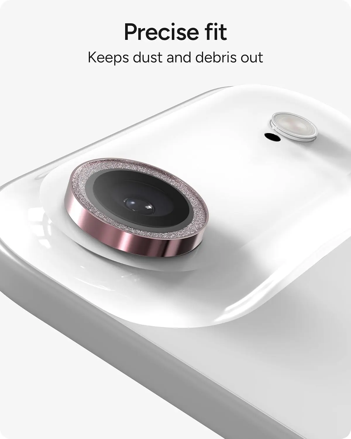 ZAGG Camera Rings Apple iPhone Air Camera Protector Roze Glitter afbeelding 5