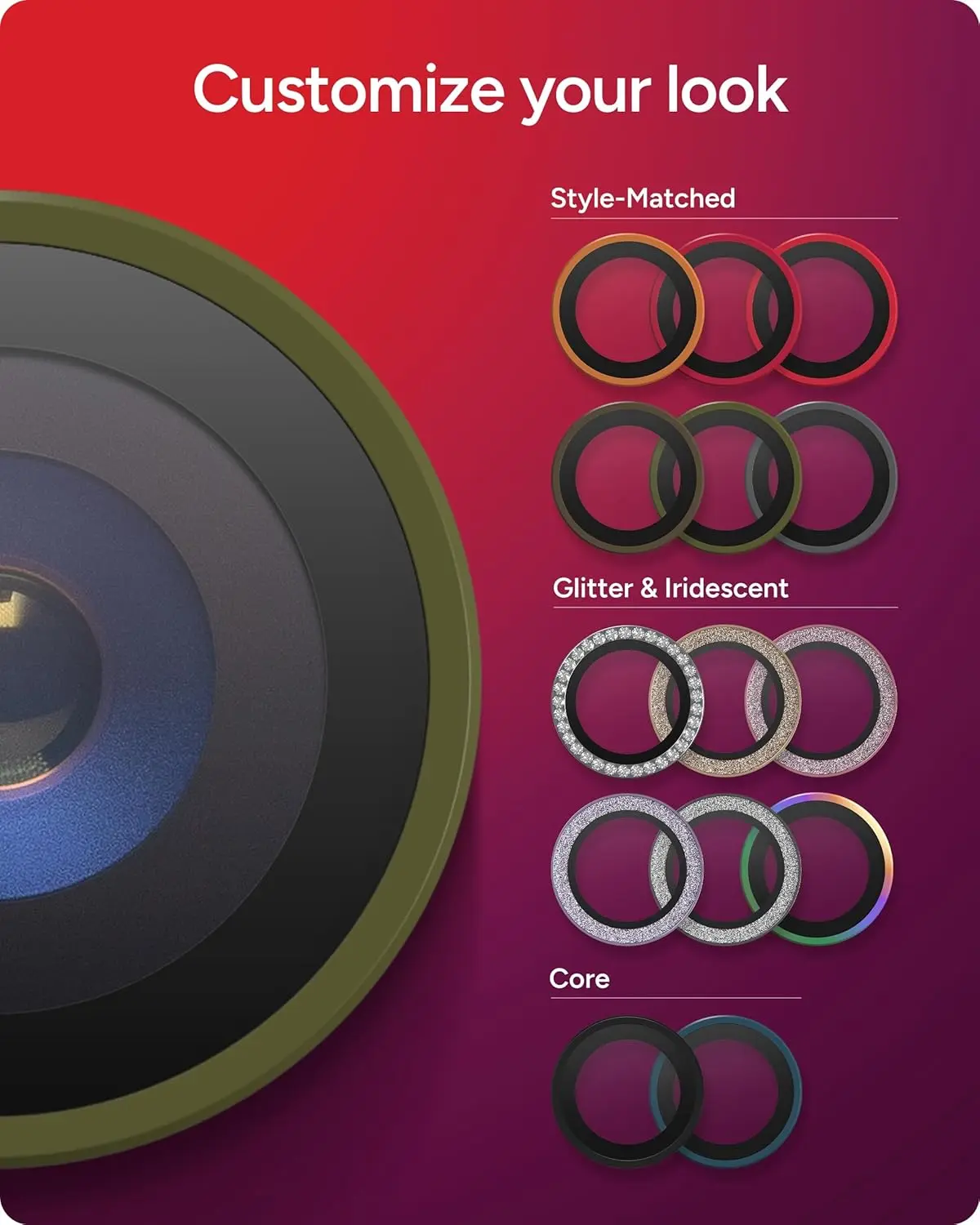 ZAGG Camera Rings Apple iPhone Air Camera Protector Groen afbeelding 8