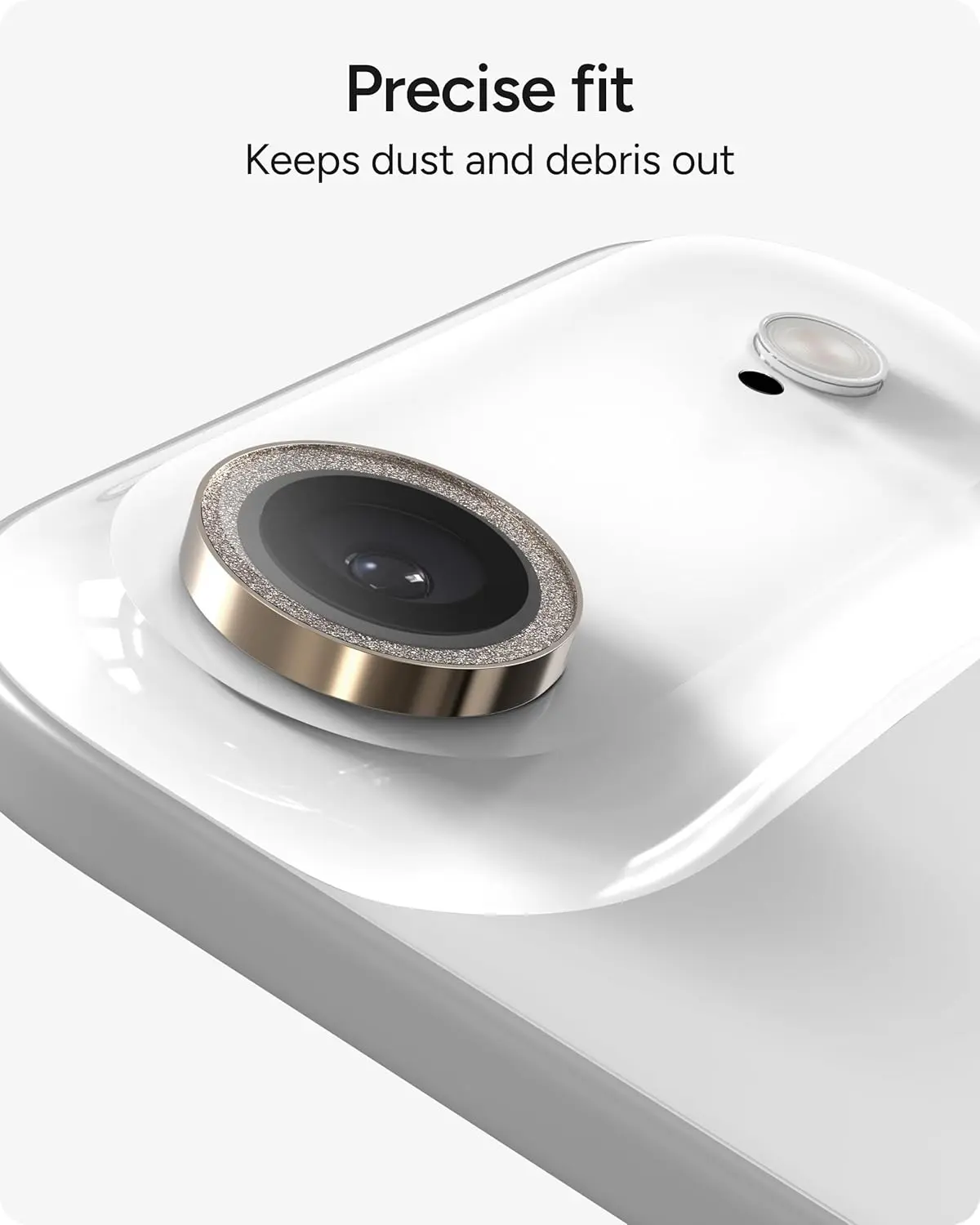 ZAGG Camera Rings Apple iPhone Air Camera Protector Goud Glitter afbeelding 5