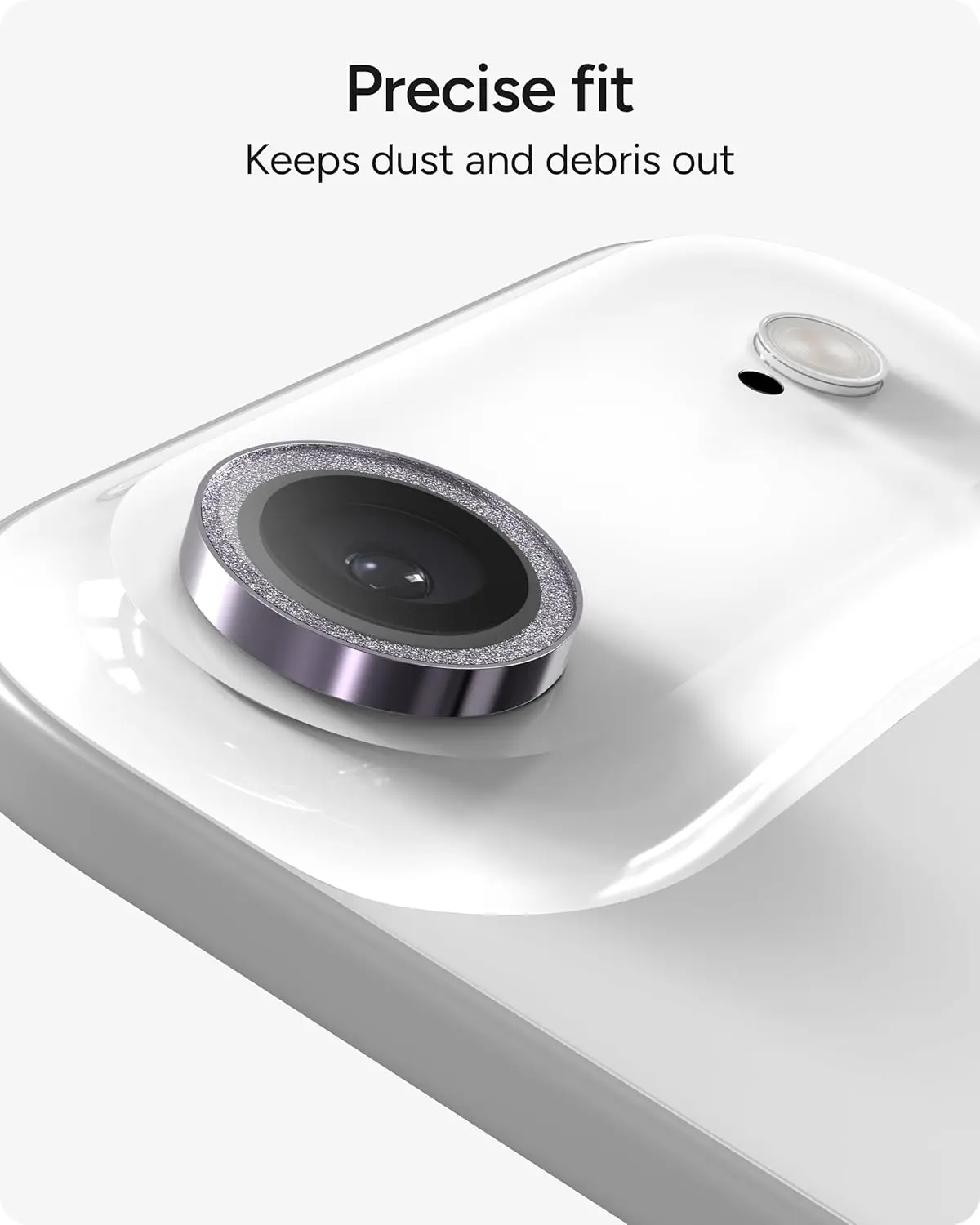 ZAGG Camera Rings Apple iPhone Air Camera Protector Paars Glitter afbeelding 5