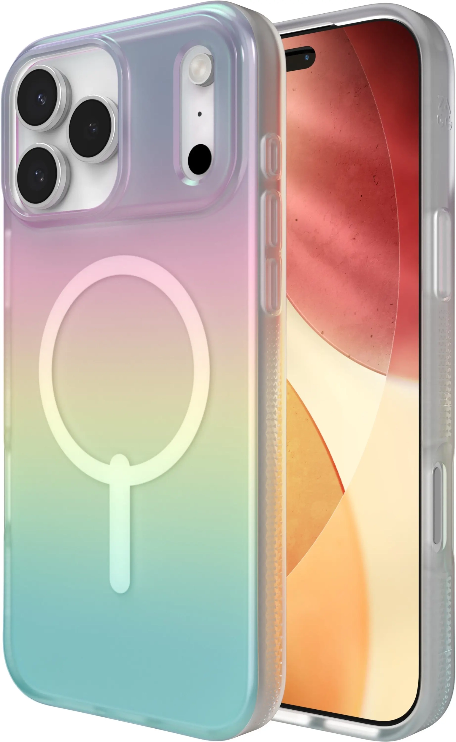 ZAGG Milan Snap Apple iPhone 17 Pro Hoesje MagSafe Back Cover Basin Iridescent afbeelding 1