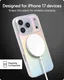 ZAGG Milan Snap Apple iPhone 17 Pro Hoesje MagSafe Back Cover Basin Iridescent afbeelding 8