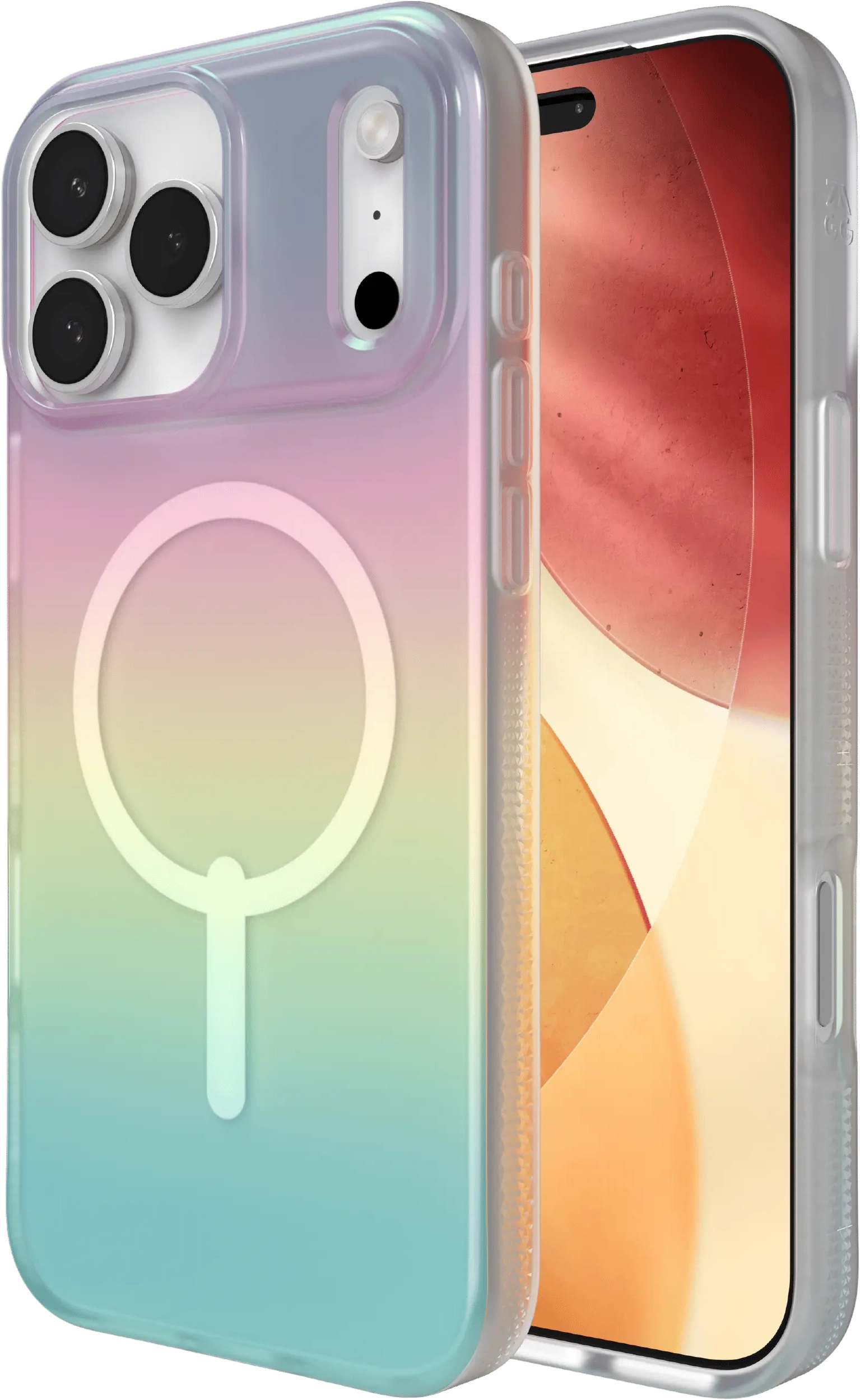 ZAGG Milan Snap Apple iPhone 17 Pro Max Hoesje MagSafe Back Cover Iridescent afbeelding 1