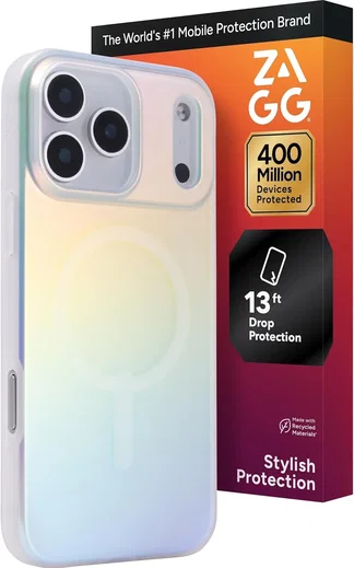 ZAGG Milan Snap Apple iPhone 17 Pro Max Hoesje MagSafe Back Cover Iridescent afbeelding 2