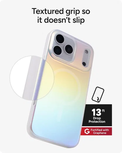ZAGG Milan Snap Apple iPhone 17 Pro Max Hoesje MagSafe Back Cover Iridescent afbeelding 7