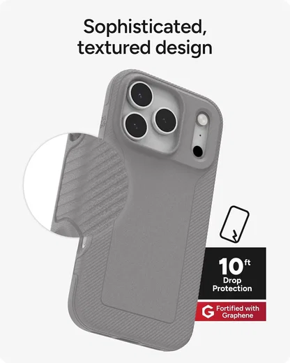 ZAGG Luxe Snap Apple iPhone 17 Pro Hoesje MagSafe Back Cover Grijs afbeelding 5