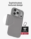 ZAGG Luxe Snap Apple iPhone 17 Pro Hoesje MagSafe Back Cover Grijs afbeelding 5