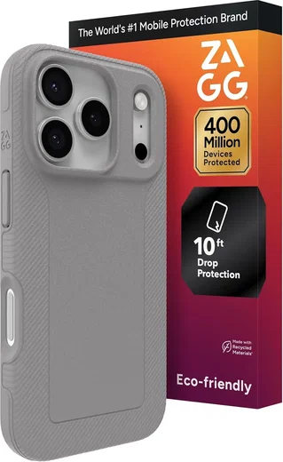 ZAGG Luxe Snap Apple iPhone 17 Pro Hoesje MagSafe Back Cover Grijs afbeelding 1