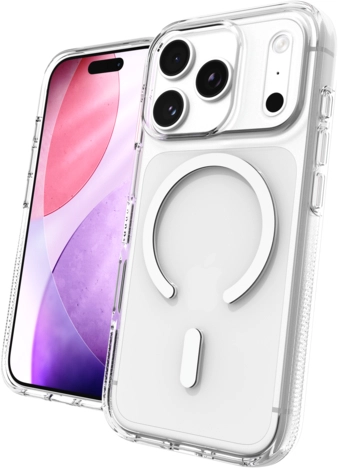 ZAGG Crystal Palace Snap iPhone 17 Pro Max Hoesje MagSafe Back Cover Transparant afbeelding 1