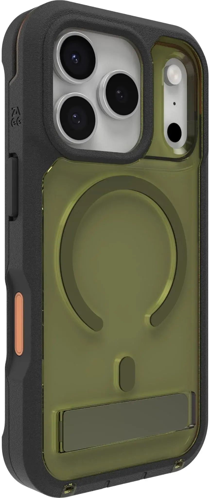 ZAGG Rainier Snap Kickstand Apple iPhone 17 Pro Hoesje MagSafe Back Cover Groen afbeelding 9