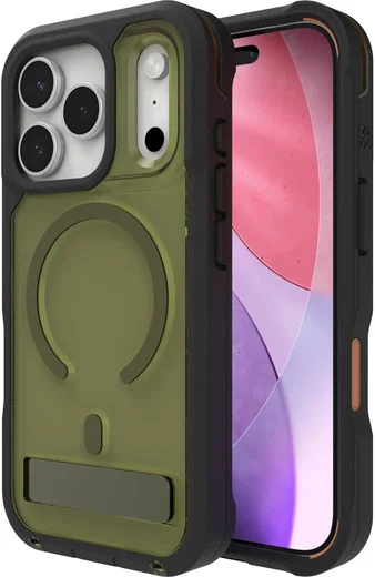ZAGG Rainier Snap Kickstand Apple iPhone 17 Pro Hoesje MagSafe Back Cover Groen afbeelding 7