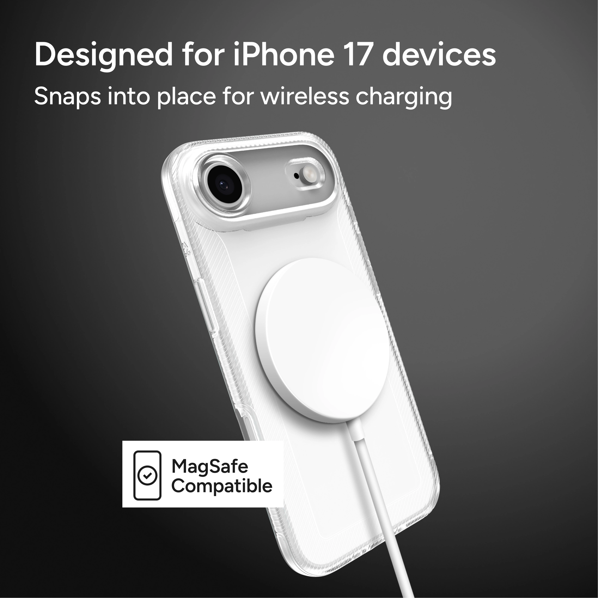 ZAGG Luxe Apple iPhone Air MagSafe Hoesje Back Cover Transparant afbeelding 5