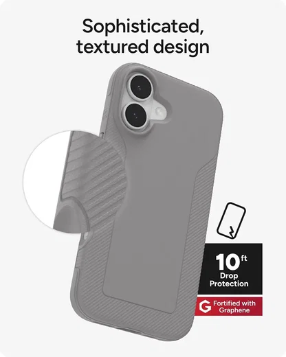ZAGG Luxe Snap Apple iPhone 17 Hoesje MagSafe Back Cover Grijs afbeelding 6