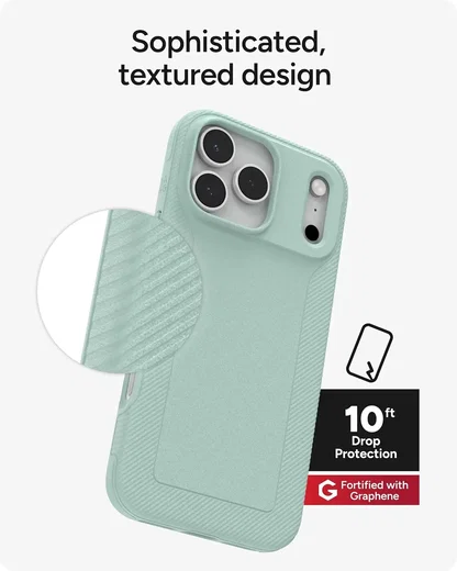 ZAGG Luxe Snap Apple iPhone 17 Pro Max Hoesje MagSafe Back Cover Mint afbeelding 6