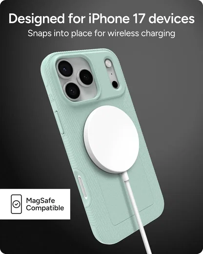 ZAGG Luxe Snap Apple iPhone 17 Pro Max Hoesje MagSafe Back Cover Mint afbeelding 5