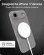 ZAGG Luxe Snap Apple iPhone Air Hoesje MagSafe Back Cover Grijs afbeelding 5