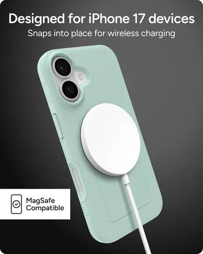ZAGG Luxe Snap Apple iPhone 17 Hoesje MagSafe Back Cover Mint afbeelding 5