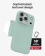 ZAGG Luxe Snap Apple iPhone 17 Pro Hoesje MagSafe Back Cover Mint afbeelding 3