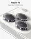 ZAGG Camera Rings iPhone 17 Pro (Max)/16 Pro (Max) CameraProtector Paars Glitter afbeelding 6