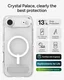 ZAGG Crystal Palace Snap Kickstand iPhone Air Hoesje MagSafe Transparant afbeelding 4