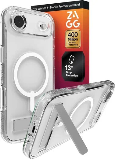 ZAGG Crystal Palace Snap Kickstand iPhone Air Hoesje MagSafe Transparant afbeelding 16