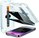 Spigen EZ Fit Glas.tR iPhone 14 Pro Max Privacy Screen Protector 2-Pack afbeelding 1