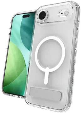 ZAGG Crystal Palace Snap Kickstand Apple iPhone Air Hoesje MagSafe Transparant