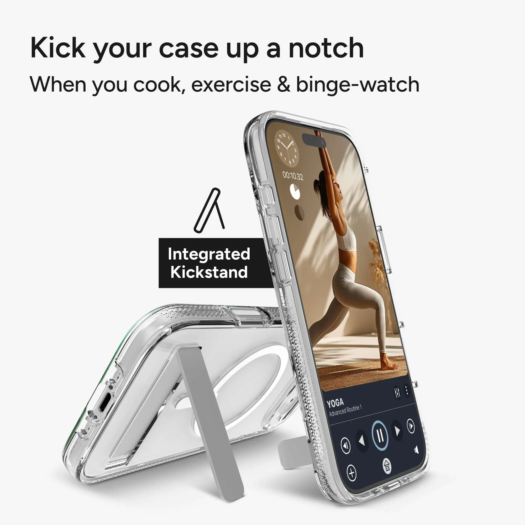 ZAGG Crystal Palace Snap Kickstand Apple iPhone Air Hoesje MagSafe Transparant afbeelding 8