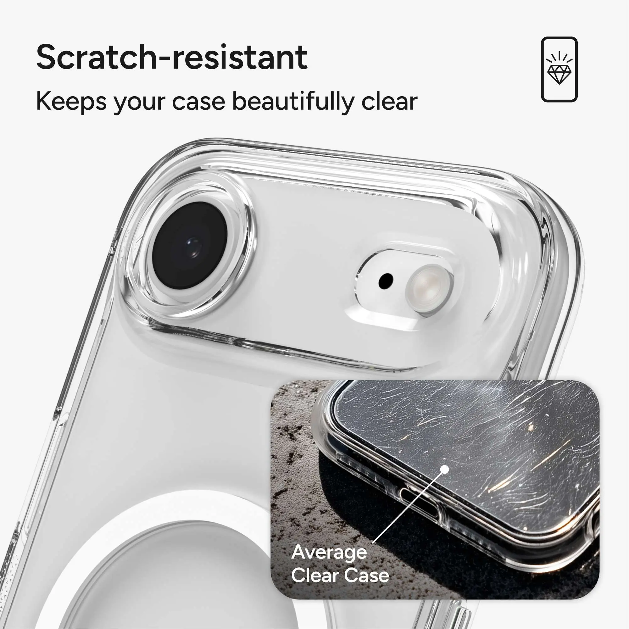 ZAGG Crystal Palace Snap Kickstand Apple iPhone Air Hoesje MagSafe Transparant afbeelding 7
