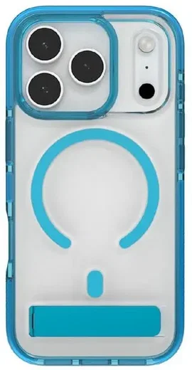 ZAGG Santa Cruz Snap Stand Apple IPhone 17 Pro Hoesje MagSafe Blauw afbeelding 2
