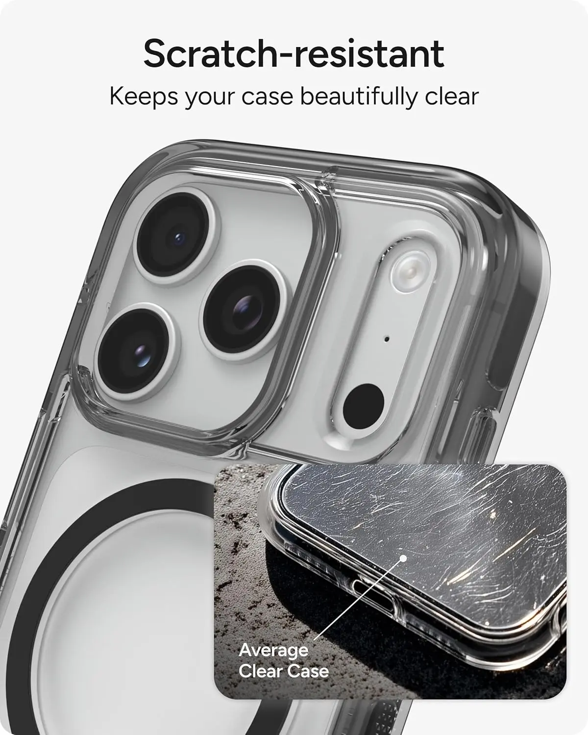 ZAGG Santa Cruz Snap Stand Apple iPhone 17 Pro Hoesje MagSafe Zwart afbeelding 6