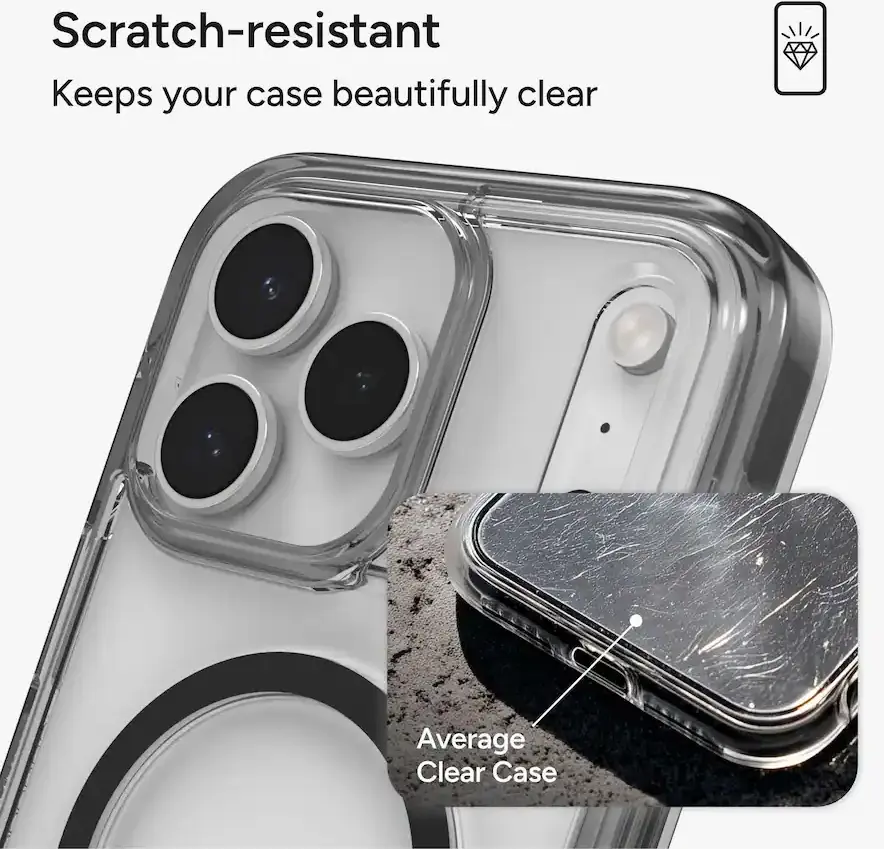ZAGG Santa Cruz Snap Stand Apple iPhone 17 Pro Max Hoesje MagSafe Zwart afbeelding 9